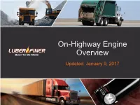 On-Highway Engine Overview