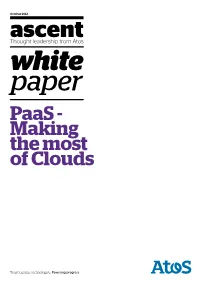 Paas - Making the Most of Clouds