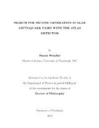 Search for Second Generation Scalar Leptoquark Pairs with the Atlas Detector