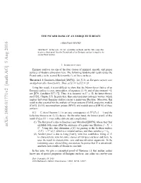Arxiv:1606.01771V2 [Math.AG]
