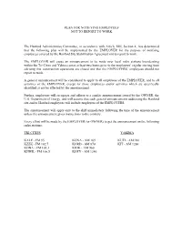 Plan for Notifying Employees Not to Report to Work