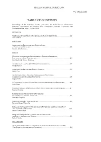 Table of Contents