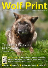 Tracking Wolves in Poland Jonathan Simons Reports