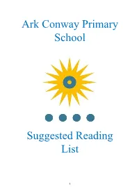 Ark Conway Primary School Reading List.Pdf