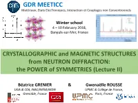 Magnetic Point Groups