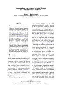 Benchmarking Approximate Inference Methods for Neural Structured Prediction