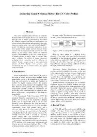 Evaluating Gamut Coverage Metrics for ICC Color Profiles