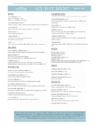 Ird Menu 6.8.18
