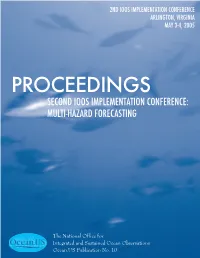 Proceedings of the Second Annual IOOS Development Workshop
