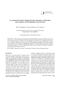 An Annotated Checklist of Indian Peiratinae (Hemiptera: Reduviidae) with Ecological and Morphological Characteristics