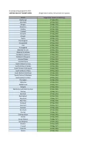Grass Cutting 2021 Target Dates (SCC Website) Update160621.Xlsx