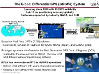 The Global Differential GPS (GDGPS) System