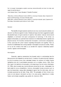 1 Can Increased Interoception Explain Exercise-Induced Benefits On
