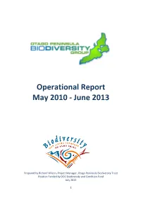 2010-2013 Operational Report