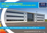 Seaham Sr7 7Tt