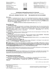 Wegbeschreibung