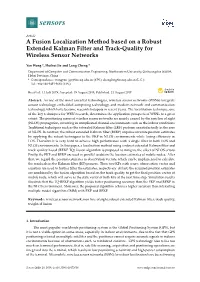 A Fusion Localization Method Based on a Robust Extended Kalman Filter and Track-Quality for Wireless Sensor Networks