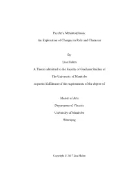 An Exploration of Changes in Role and Character by Lisa Halim A