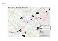 Appendix B Route of the Metro Westside Extension and Location Of