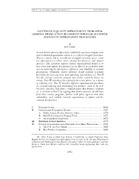 Continuous Quality Improvement: Increasing Criminal Prosecution Reliability Through Statewide Systematic Improvement Procedures