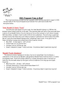 202 Proposed Trips in Brief