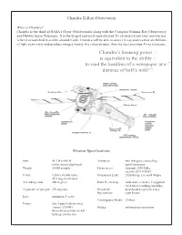 Chandra Booklet