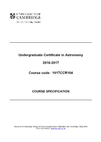 Course Specification