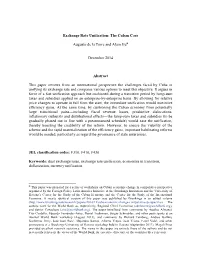 Exchange Rate Unification: the Cuban Case