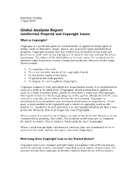 Intellectual Property Report
