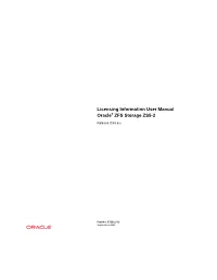 Licensing Information User Manual Oracle® ZFS