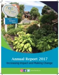 Increasing Impact and Making Change 2017 - Annual Report