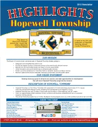 2013 Newsletter 1