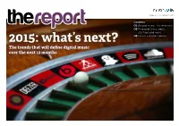 2015: What's Next?