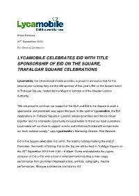 LM PR Eid on the Square Sept 10 Draft