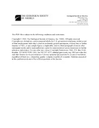 PDF File Is Subject to the Following Conditions and Restrictions