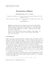 Permutation Ellipses