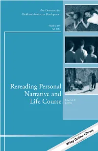 Rereading Personal Narrative and Life Course