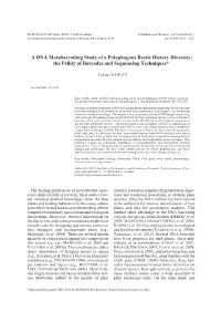 The Utility of Barcodes and Sequencing Techniques*