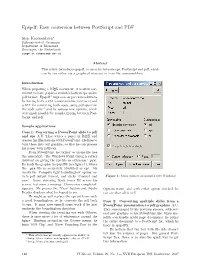 Easy Conversion Between Postscript and PDF