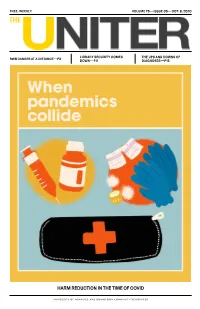 Harm Reduction in the Time of Covid