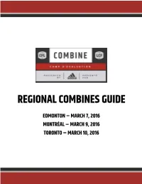 Regional Combines Guide