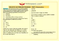 TEST 9 Explanation