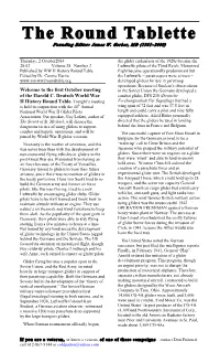 The Round Tablette Founding Editor: James W