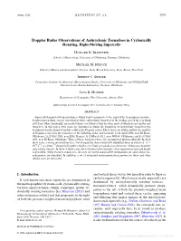 Doppler Radar Observations of Anticyclonic Tornadoes in Cyclonically Rotating, Right-Moving Supercells