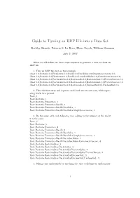 Guide to Turning an RDP File Into a Data Set