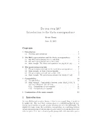 Introduction to the Theta Correspondence