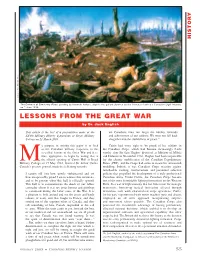 Lessons from the Great War