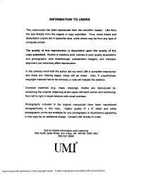 Information to Users