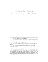 Is Tricking a Robot Hacking?