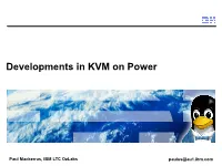 KVM on POWER7